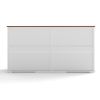 63'' Large Dog Crate Furniture for Double Dog, Wooden Dog Kennel with 2 Drawers,Divider and Sliding Door